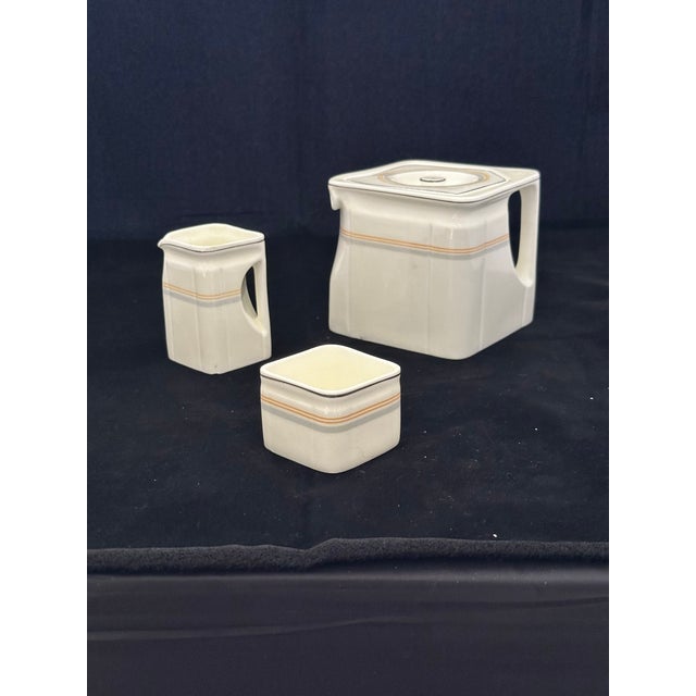 Early 20th Century Art Deco Cunard Line Foley Bone China Tea Service – Tray Set With Ephemera - 11pcs For Sale - Image 9 of 12