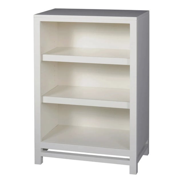 Mabel Wooden Bookcase With Adjustable Shelving - White For Sale