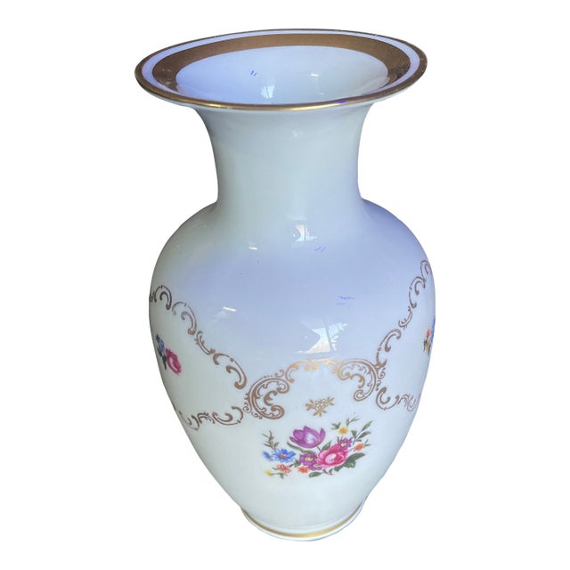 ‘Reichenbach’ Decorative Vintage Porcelain Vase For Sale