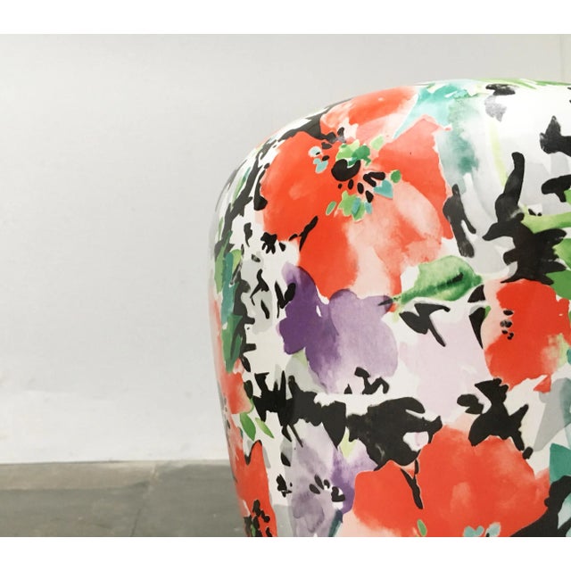 Large Vintage Postmodern German Floral Floor Vase from Steuler For Sale - Image 18 of 18