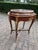 Wood 1900s French Louis XVI Mahogany Bronze Marble Side Table For Sale - Image 7 of 17