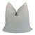 Belgian Linen Accent Pillow in Flax With Insert For Sale