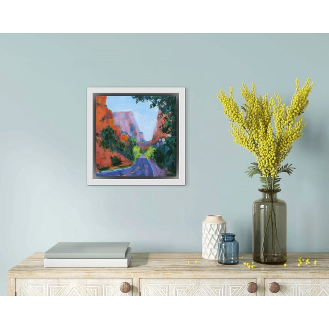 Zion View, Modern Oil Painting Landscape For Sale In Reno/Lake Tahoe - Image 6 of 6