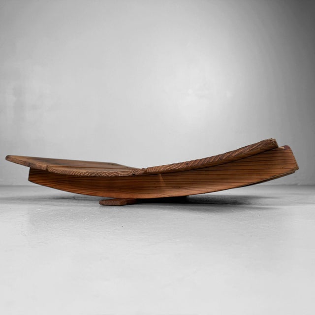 Japanese Wabi-Sabi Wooden Sugi Plateau, 1930s For Sale - Image 9 of 13