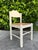 Contemporary Vintage Hank Loewenstein Padova Italian Rush Seat Dining Chair in White Lacquer For Sale - Image 3 of 11
