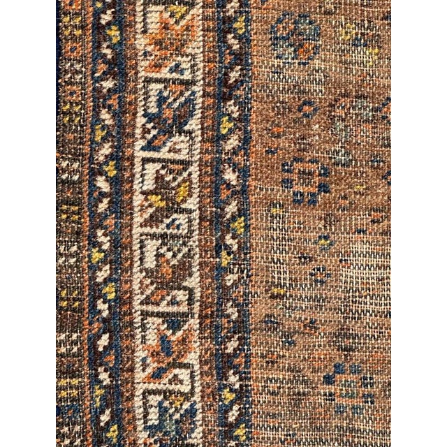 Antique Distressed Shiraz Rug, 1890s For Sale - Image 10 of 18