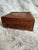 Hand Carved Wood Box With Brass Inlay For Sale - Image 10 of 12