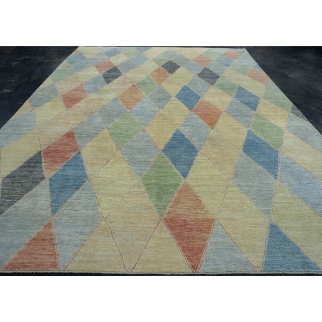 Turkish Oushak Rug 10' x 14'3" #18657 Explore a curated collection of hallway runners, wool rugs, and handmade...