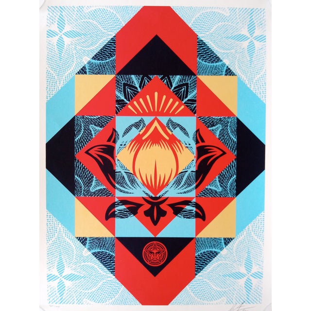 Shepard Fairey (Obey), Wake up White, 2017, Screenprint For Sale