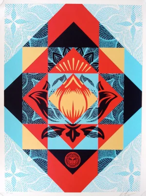 Shepard Fairey (Obey), Wake up White, 2017, Screenprint