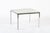 Mid Century Square White Marble Side or Coffee Table by Florence Knoll For Sale In Detroit - Image 6 of 10