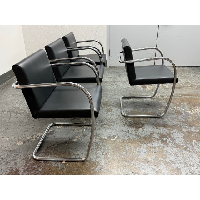 Casprini Tubular Brno Style Armchairs, Set of Four For Sale - Image 4 of 12