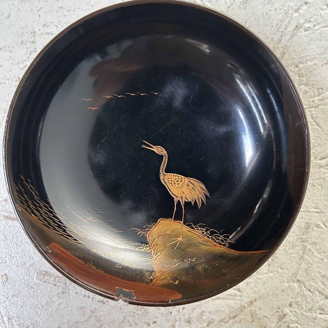 Meiji Era Urushi Maki-E Owan Bowls, 1890s, Set of 5 For Sale - Image 15 of 18