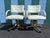 A Pair of Early 1990s Post Modern Brass Rolling Dining Chairs by Cal-Style Furniture. For Sale In Miami - Image 6 of 18