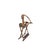 Vintage Chinese Folding Horseshoe-Back Ru Yi Medallion Motif Folding Armchair For Sale - Image 9 of 10