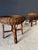 Low Bamboo and Rattan Ottomans, Italy, 1960s, Set of 2 For Sale - Image 15 of 18