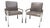 Gray Mid Century Modern Harvey Probber Style Chairs Newly Reupholstered - Pair For Sale - Image 8 of 11