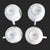 Vintage Herend (1948-1993) Set of Four Coffee Cups With Saucers - 8 pcs For Sale - Image 9 of 10