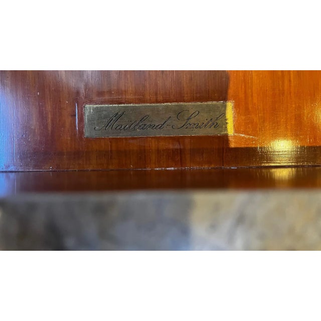 1970s Maitland-Smith Tessellated Stone Nightstands (A Pair) For Sale - Image 10 of 11