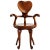 Brown Calvet Armchair For Sale - Image 8 of 8