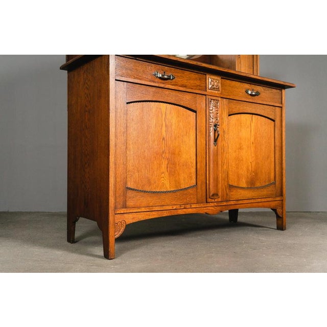 Brown Art Nouveau Sideboard, Early 20th Century For Sale - Image 8 of 18