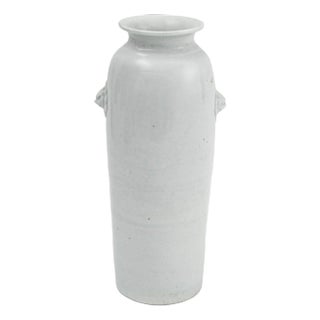 Chinese Blanc De Chine Porcelain Sleeve Vase For Sale