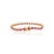 This is part of Chairish’s Fine Jewelry assortment. This Natural Ruby and Diamond Tennis Bracelet in 18K gold showcases...