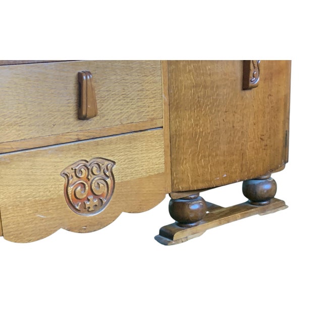 1930s 1930s Art Deco Sideboard Buffet by Attributed to Jentique For Sale - Image 5 of 9