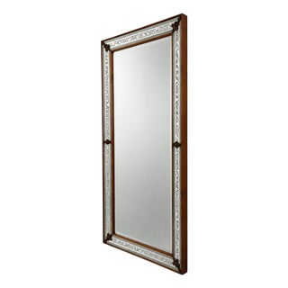 Mirror by Ewa Wrangel & Lars-Göran Nilsson for Ateljé Glas & Trä, 1940s For Sale