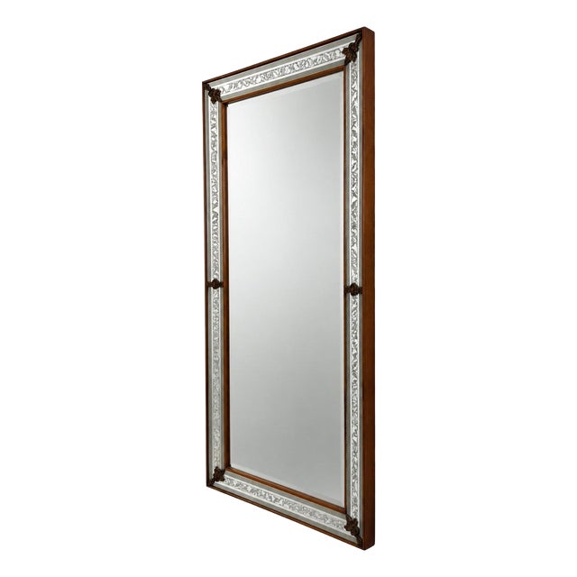 Mirror by Ewa Wrangel & Lars-Göran Nilsson for Ateljé Glas & Trä, 1940s For Sale