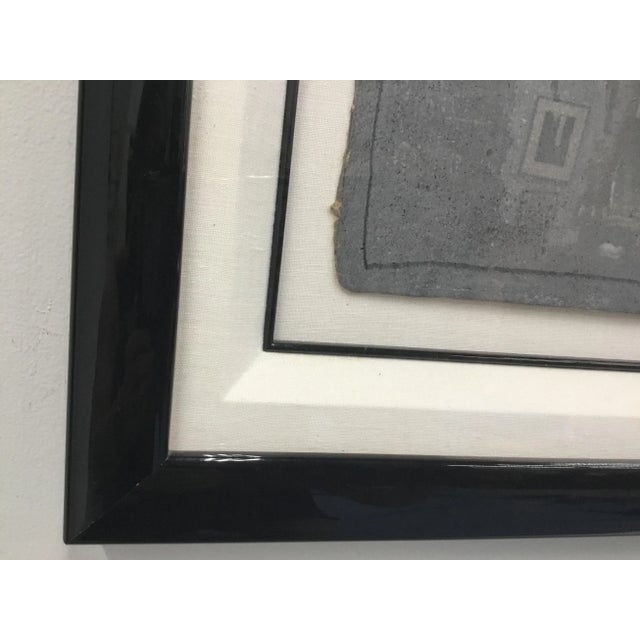 Oversized Vintage Framed Carborundum Etching by James Coignard For Sale In Providence - Image 6 of 11