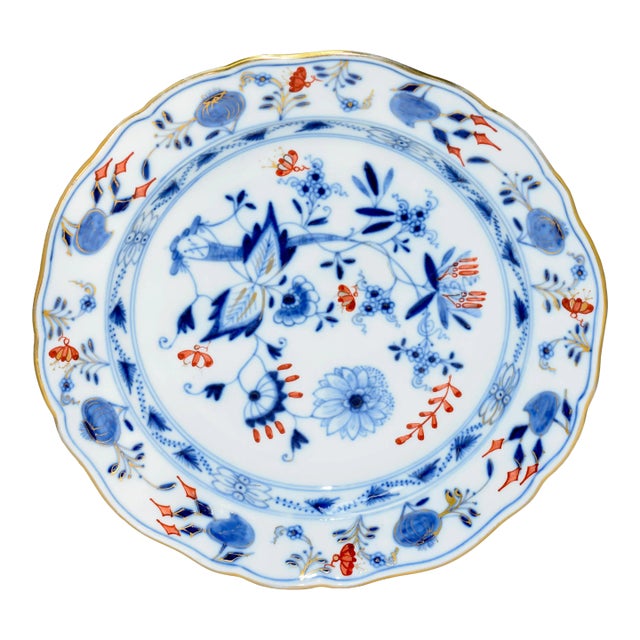 1930s Meissen Zwiebelmuster Crossed Swords Blue Onion Royal