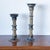 Mid-Century Pottery Candlesticks in Graduated Sizes, a Pair For Sale In Los Angeles - Image 6 of 6