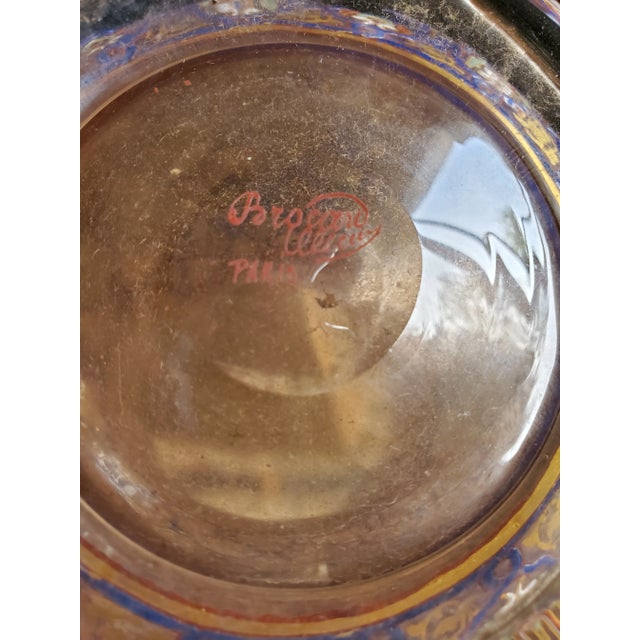 Antique Museum Art Glass Jug Philippe-Joseph Brocard For Sale - Image 9 of 11