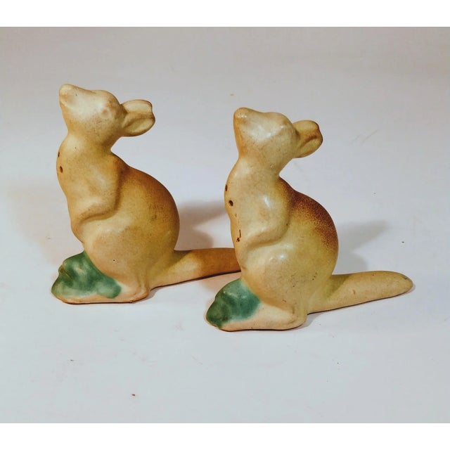 Ceramic Kangaroo Rosemeade Salt & Pepper Shakers For Sale - Image 7 of 7