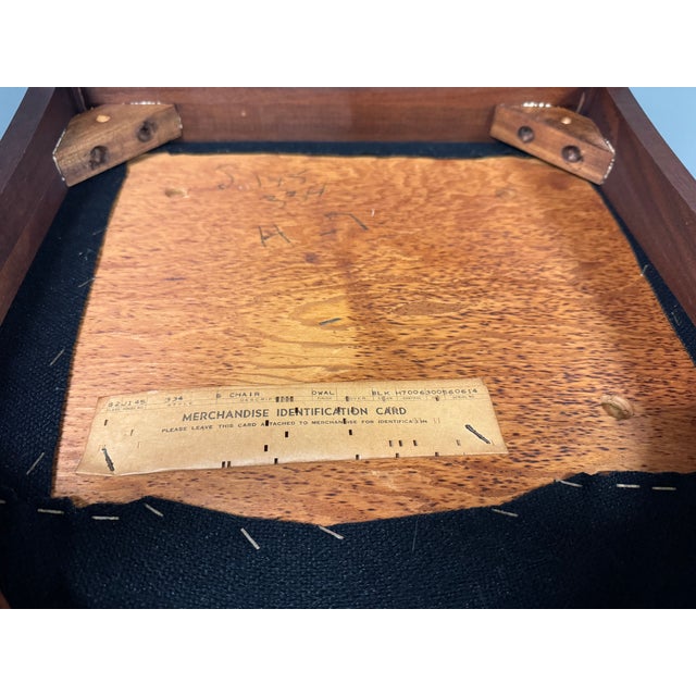 1950s Walnut Dining Chairs by Milo Baughman- Set of 6 For Sale - Image 11 of 11