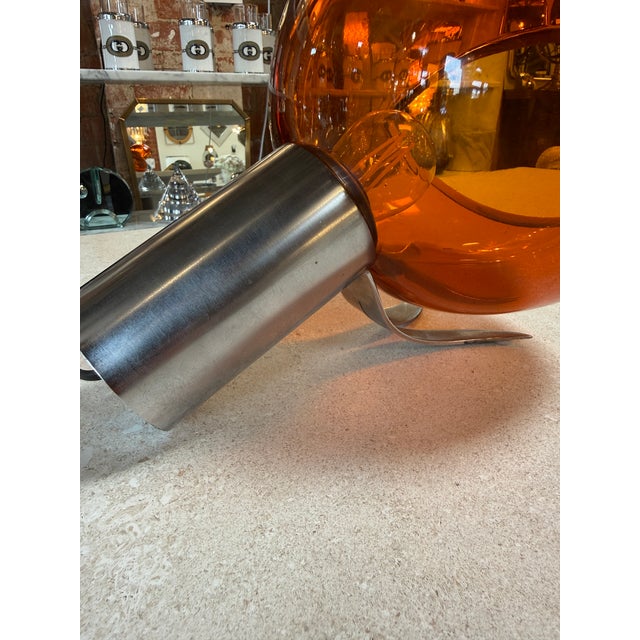 Space Age Table Lamp by Flavio Poli , Murano Glass. Italy 1970s. For Sale - Image 9 of 12