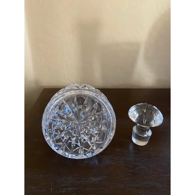 1900 - 1909 Antique Cut Glass Decanter For Sale - Image 5 of 6