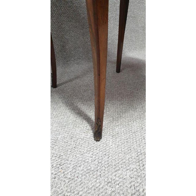 English Marquetry Drop Flap Table c.1880 For Sale - Image 5 of 10