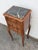 French Early 1900s Hand Carved Tall Narrow Nightstand End Table 6342 For Sale - Image 9 of 13