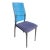 Post Modern Purple Lucite and Steel Accent Chair For Sale