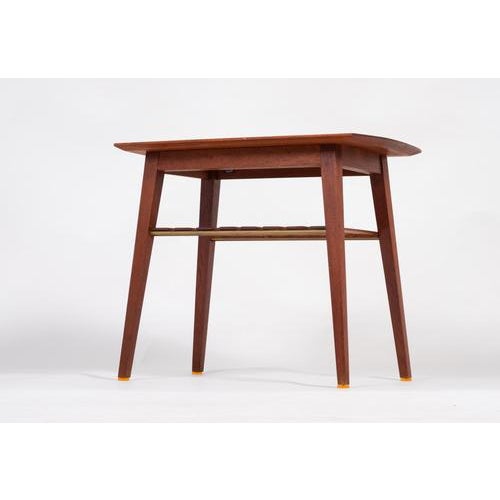 Vintage Danish Side Table in Teak, 1960s For Sale - Image 4 of 11