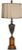 1990s Brass Table Lamp With Square Silk Shade For Sale - Image 13 of 13
