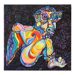 Alexander Arshansky, "Tortured" Abstract/Cubist Piece For Sale