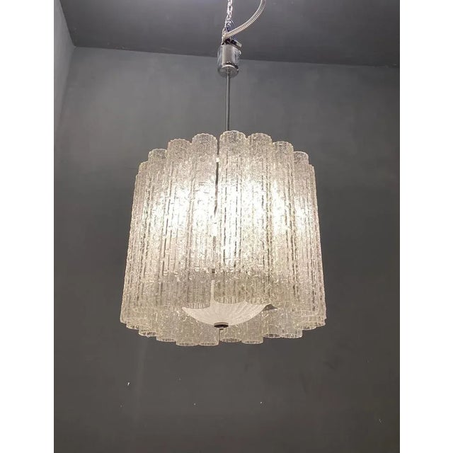 Large Mid-Century Murano Glass Chandelier by Toni Zuccheri, 1970s For Sale - Image 10 of 11