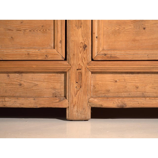 Wooden Sideboard with Three Doors, 1920s For Sale - Image 9 of 13