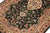 Art Nouveau Medallion 1990's Kashan Pak-Persian Green/Ivory Wool Rug - 2'6'' X 4'1'' For Sale - Image 3 of 9