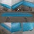 Mid 20th Century Bench Daybed Turquoise Vinyl Faux Leather & Chrome After Arthur Umanoff for Madison Furniture Co For Sale - Image 11 of 13