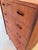 Brown Teak Chest of Drawers with Lock, Denmark, 1960s For Sale - Image 8 of 11