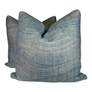 22" Fermoie "Wave" in 006 Pillows-a Pair For Sale